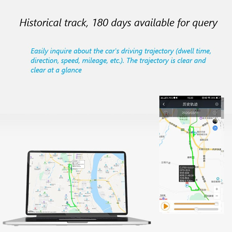 CJ750 Car 2G OBD Interface GPS Locator Beidou Double-Mode Tracker Miniature Anti-Theft Device - Car Tracker by PMC TechLife | Online Shopping South Africa | PMC TechLife