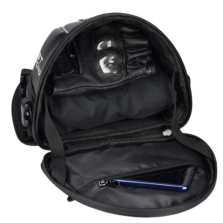 GHOST RACING GR-CWB04 Motorcycle Riding Bag Locomotive Back Bag(Black) - Bags & Luggages by GHOST RACING | Online Shopping South Africa | PMC Jewellery | Buy Now Pay Later Mobicred