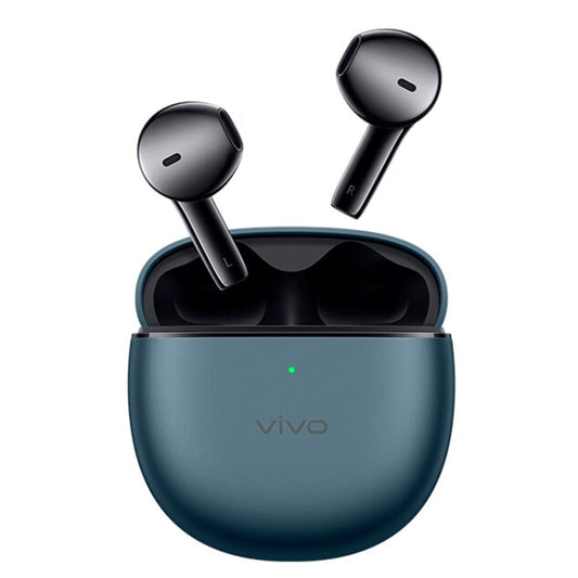 vivo TWS Air Half In-Ear Wireless Dual Microphone AI Call Noise Reduction Bluetooth Earphones(Blue) - TWS Earphone by vivo | Online Shopping South Africa | PMC Jewellery | Buy Now Pay Later Mobicred