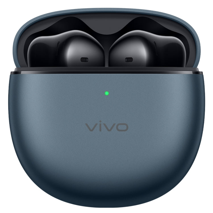 vivo TWS Air Half In-Ear Wireless Dual Microphone AI Call Noise Reduction Bluetooth Earphones(Blue) - TWS Earphone by vivo | Online Shopping South Africa | PMC Jewellery | Buy Now Pay Later Mobicred