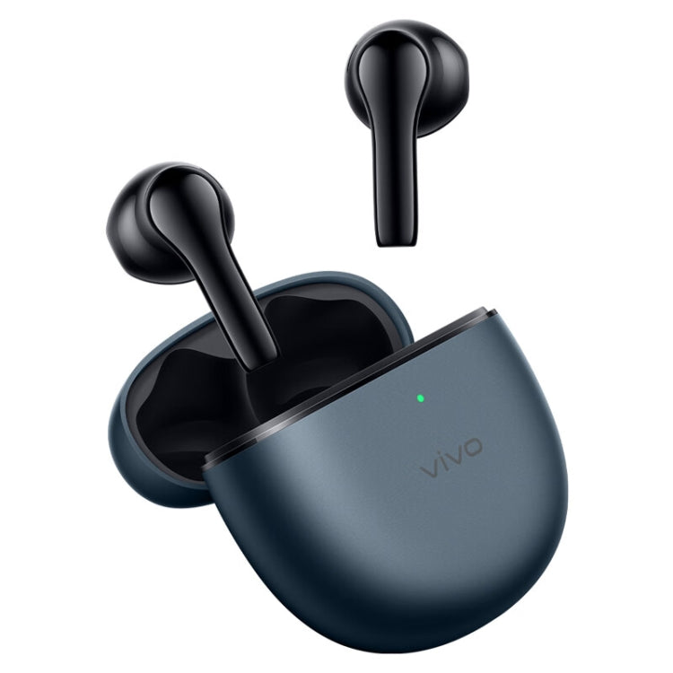 vivo TWS Air Half In-Ear Wireless Dual Microphone AI Call Noise Reduction Bluetooth Earphones(Blue) - TWS Earphone by vivo | Online Shopping South Africa | PMC Jewellery | Buy Now Pay Later Mobicred