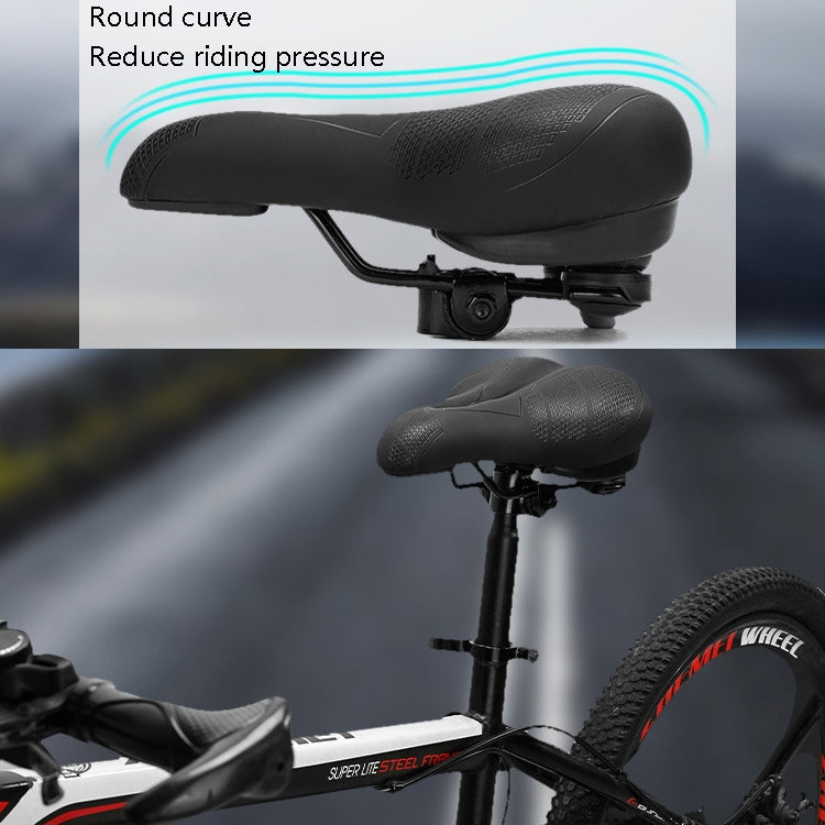 BG-1147 Bicycle Comfortable Cushion Bicycle Cycling Seat Mountain Bike Saddle Large - Bicycle Saddle by PMC Jewellery | Online Shopping South Africa | PMC Jewellery