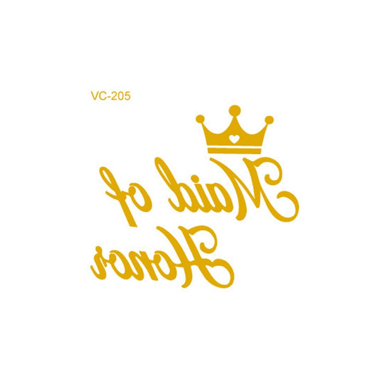 20 PCS Waterproof Bachelor Party Hot Stamping Wedding Bridal Tattoo Stickers(VC-205) - Sticker by PMC Jewellery | Online Shopping South Africa | PMC Jewellery