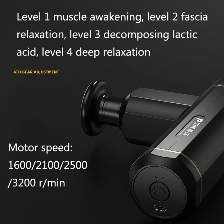 PINNAI Mini Electric Fascia Instrument Muscle Neck Membrane Relaxing Massager(Black) - Massage gun & Accessories by PINNAI | Online Shopping South Africa | PMC Jewellery | Buy Now Pay Later Mobicred