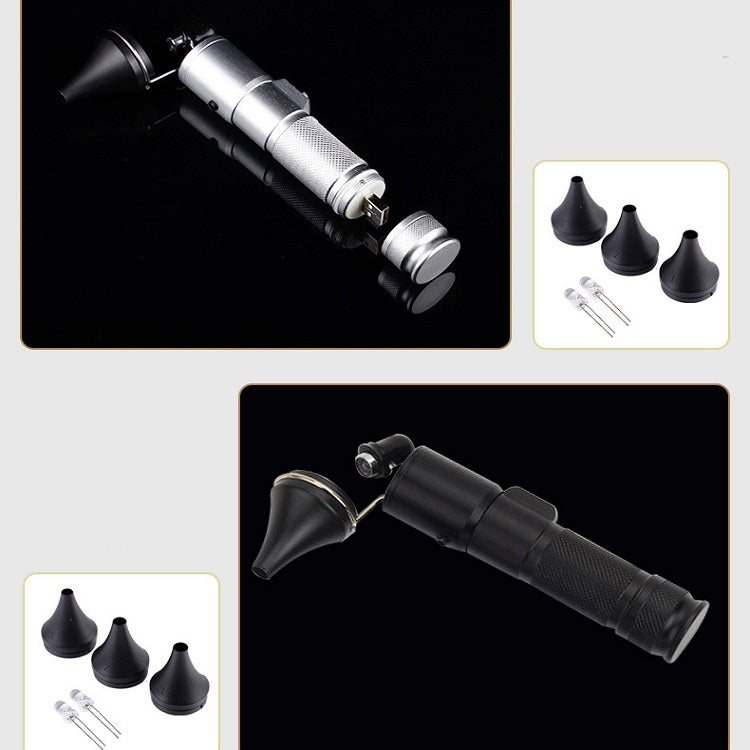 Ear Cleaning Hand Lamp USB Charging Otoscope(Black) - Ear Care Tools by PMC TechLife | Online Shopping South Africa | PMC TechLife