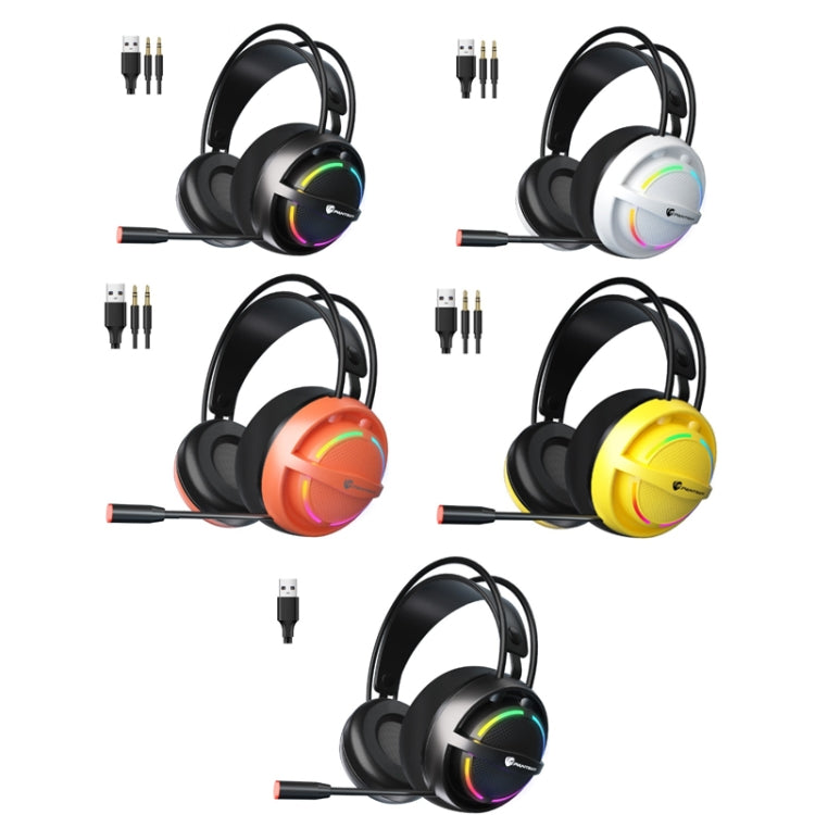 PANTSAN PSH-100 USB Wired Gaming Earphone Headset with Microphone, Colour: 3.5mm White - free shipping - PMC TechLife - Order now!