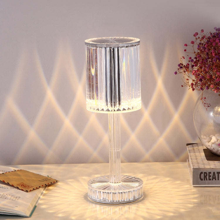 USB Charging Touch Diamond Crystal Table Lamp, Specification: USB Charging(RGB with Remote Control 16 Color)(Transparent) -  by PMC TechLife | Online Shopping South Africa | PMC TechLife