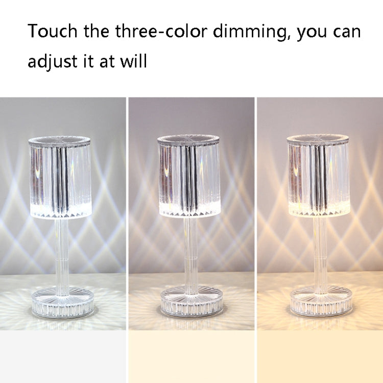 USB Charging Touch Diamond Crystal Table Lamp, Specification: USB Charging(RGB with Remote Control 16 Color)(Transparent) -  by PMC TechLife | Online Shopping South Africa | PMC TechLife
