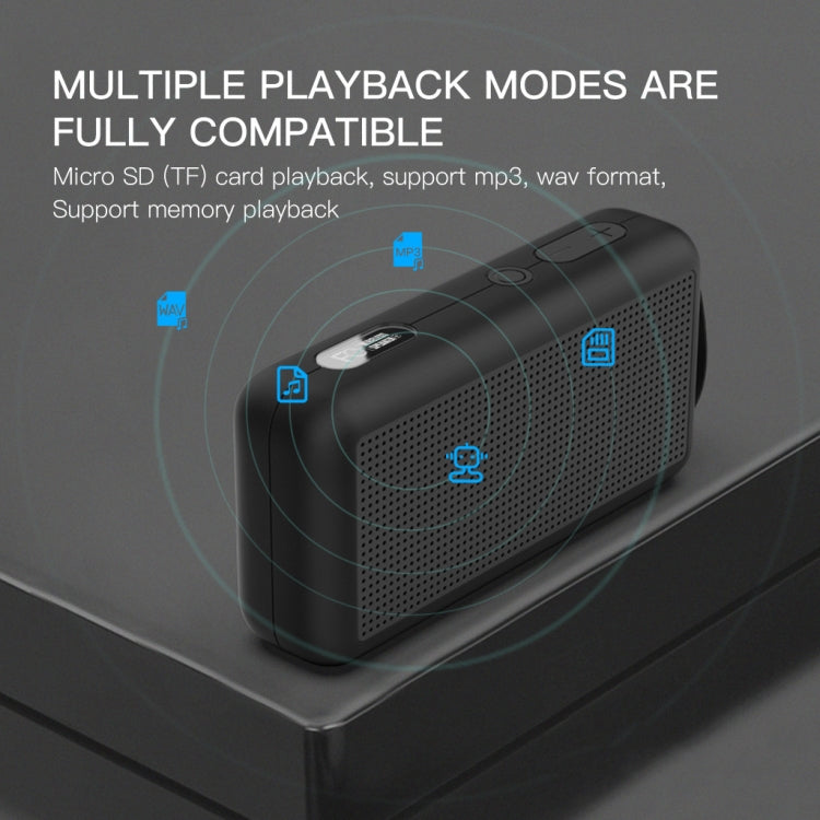 DoRealMe F0 TWS Mini Graffiti Bluetooth Speaker Support FM / TF Card(Red) - free shipping - PMC TechLife - Order now!