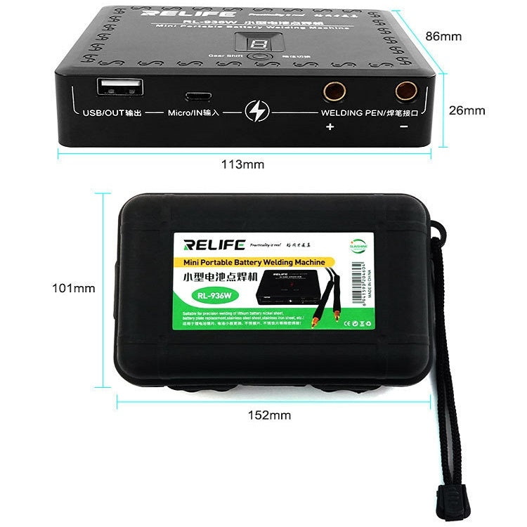 RL-936W Mobile Phone Repair Battery Handheld Spot Welder, Specification: Spot Welding Pen + Fixed Plate - Others by PMC TechLife | Online Shopping South Africa | PMC TechLife