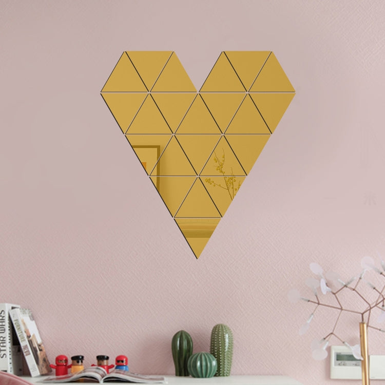 Ym300 16 PCS / Set Home Personal Wall Stickers DIY Acrylic Wall Decorative Mirror(Hexagon Silver) - Decorative Mirrors by PMC TechLife | Online Shopping South Africa | PMC TechLife