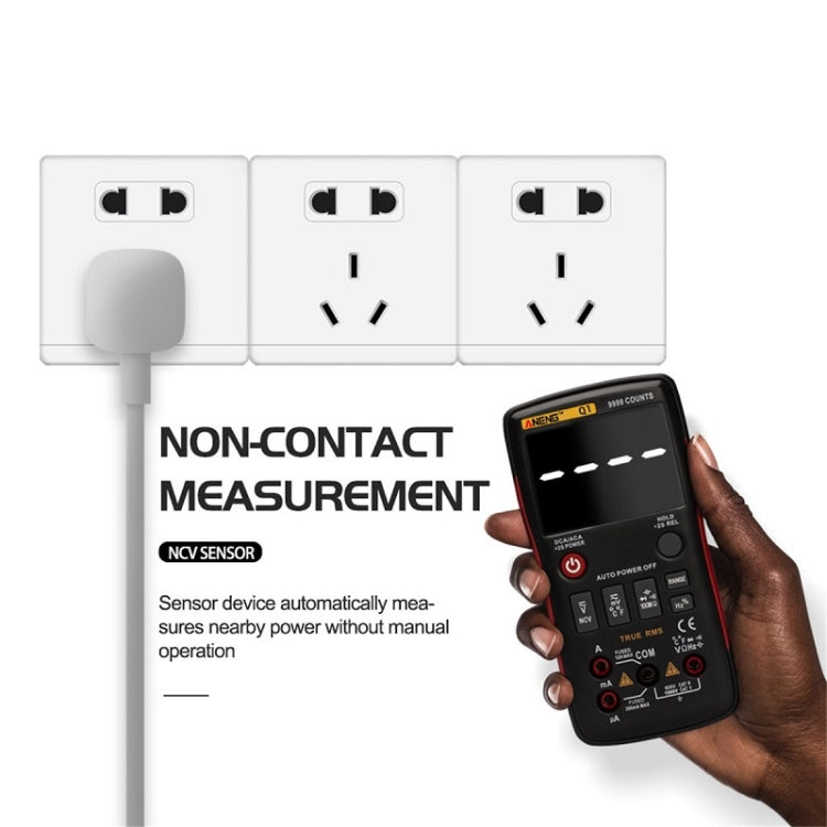 ANENG AN-Q1 Automatic High-Precision Intelligent Digital Multimeter, Specification: Standard with Cable(Orange) - free shipping - PMC TechLife - Order now!