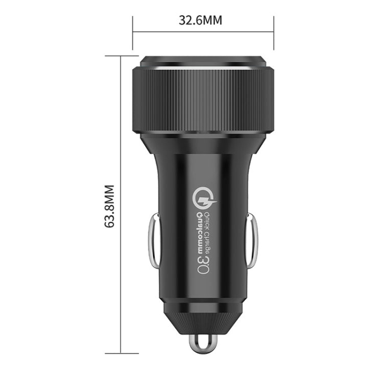 QIAKEY TM319 Dual Port Fast Charge Car Charger - free shipping - PMC TechLife - Order now!