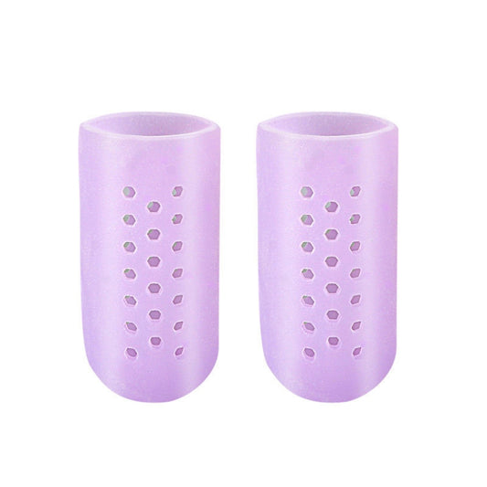 10 Pairs With Hole Toe Set High Heels Anti-Wear Anti-Pain Toe Protective Cover, Size: M(Purple) - Corrector by PMC Jewellery | Online Shopping South Africa | PMC Jewellery