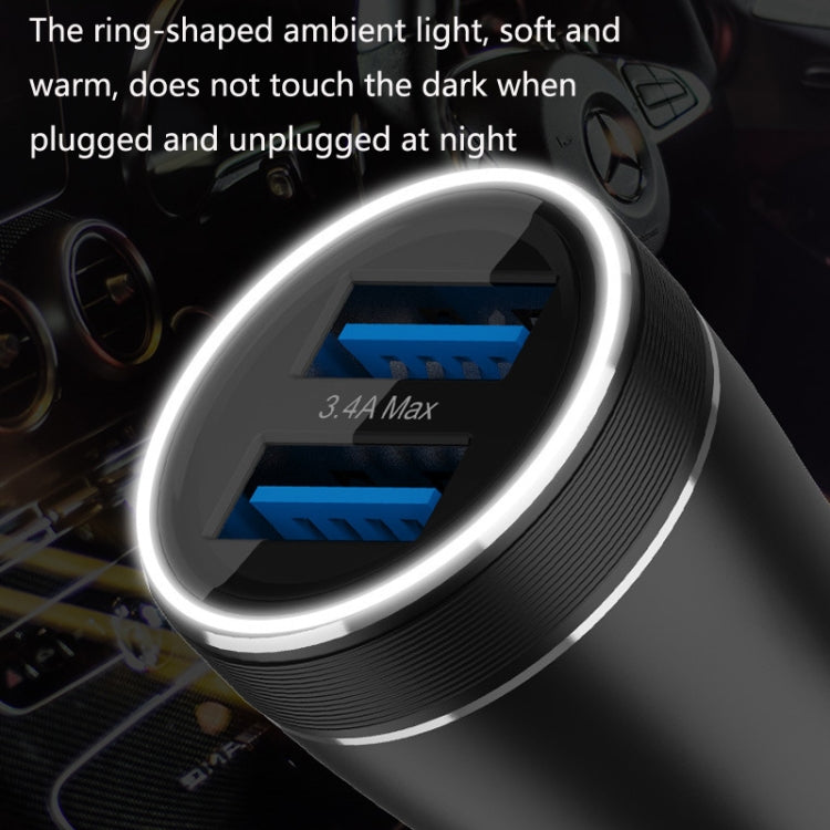 QIAKEY BK919 Dual Ports Fast Charge Car Charger - Car Charger by QIAKEY | Online Shopping South Africa | PMC Jewellery