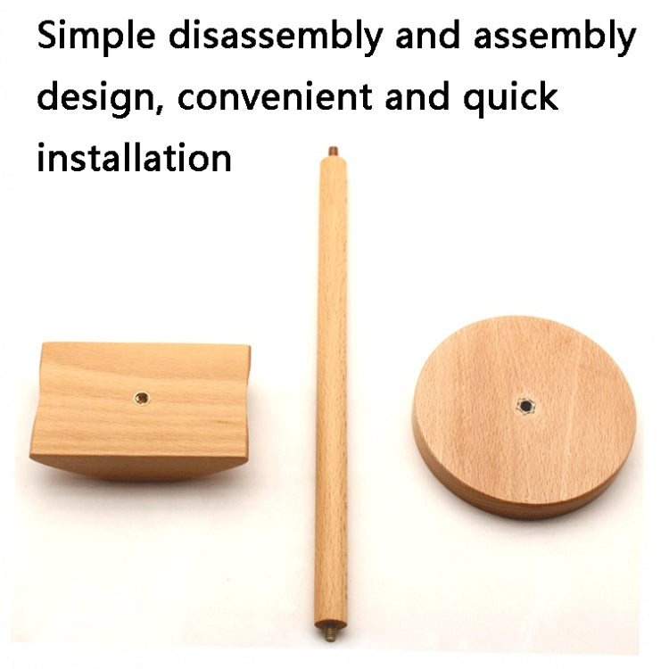 AM-EJZJ001 Desktop Solid Wood Headset Display Stand, Style: C - Anti-lost & Holder by PMC TechLife | Online Shopping South Africa | PMC TechLife | Buy Now Pay Later Mobicred