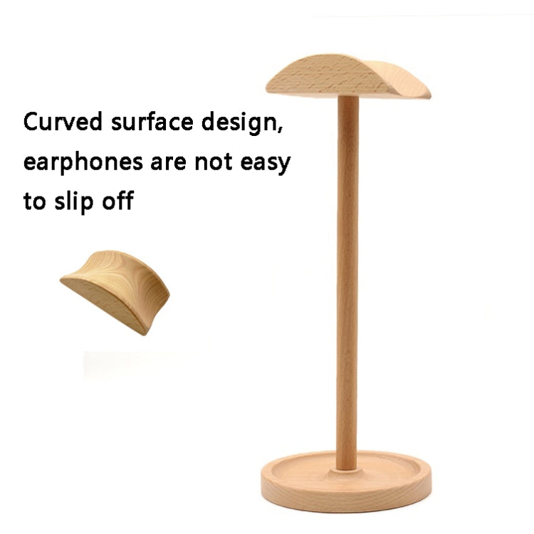 AM-EJZJ001 Desktop Solid Wood Headset Display Stand, Style: F - Anti-lost & Holder by PMC TechLife | Online Shopping South Africa | PMC TechLife