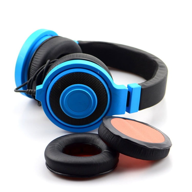 2 PCS Headset Sponge Earmuffs For Razer Kraken 7.1 V1 Pro, Colour: Black+Orange Net - Earmuff & Pad by PMC TechLife | Online Shopping South Africa | PMC TechLife