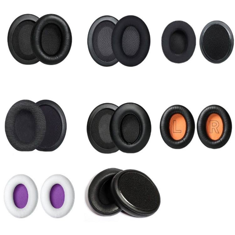 1 Pair Headset Earmuffs For Kingston HyperX Cloud II / Silver / Alpha / Flight / Stinger, Colour: Dark Gray Velvet - Earmuff & Pad by PMC TechLife | Online Shopping South Africa | PMC TechLife