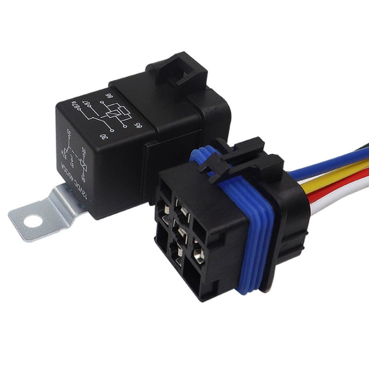 1040 5 Pin Waterproof Integrated Automotive Relay With Bracket, Rated voltage: 12V - Relays by PMC TechLife | Online Shopping South Africa | PMC TechLife | Buy Now Pay Later Mobicred