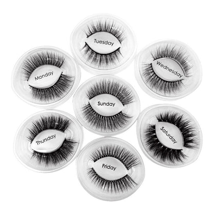 ShidiShangpin 3D Mink False Eyelashes Natural Three-Dimensional 7 Pairs Of Eyelashes Set(Mixed Pack) - Eyes by PMC Jewellery | Online Shopping South Africa | PMC Jewellery