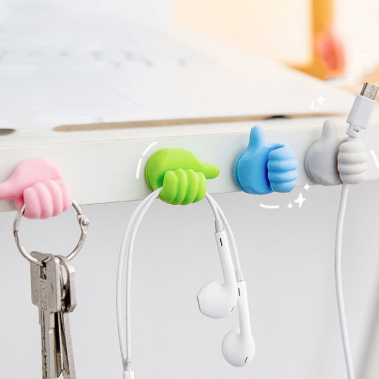 10 PCS Handy Holder Cable Organizer Household Convenience Clip(Pink) - Cable Organizer by PMC TechLife | Online Shopping South Africa | PMC TechLife