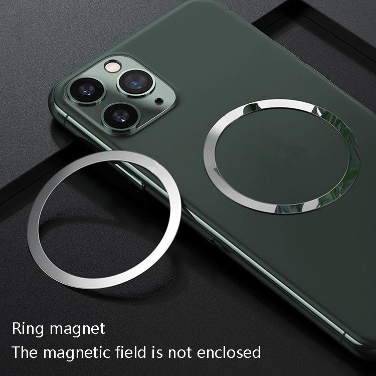 20 PCS Ring Car Magnetic Suction Wireless Charger Lead Magnetic Ring Back Sticker, Color: Silver - Hand-Sticking Bracket by PMC Jewellery | Online Shopping South Africa | PMC Jewellery