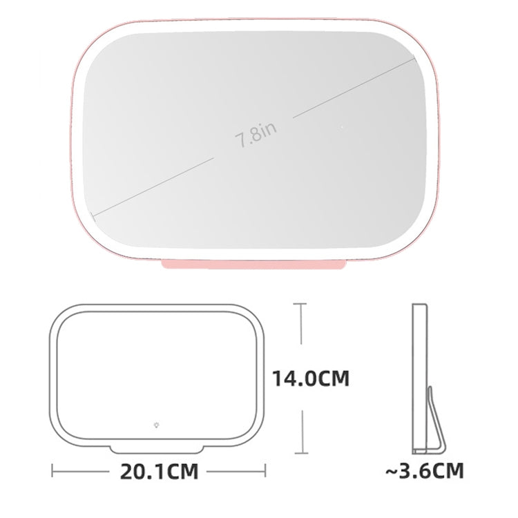 Car Sun Visor Makeup Mirror With LED Light(White) - free shipping - PMC TechLife - Order now!