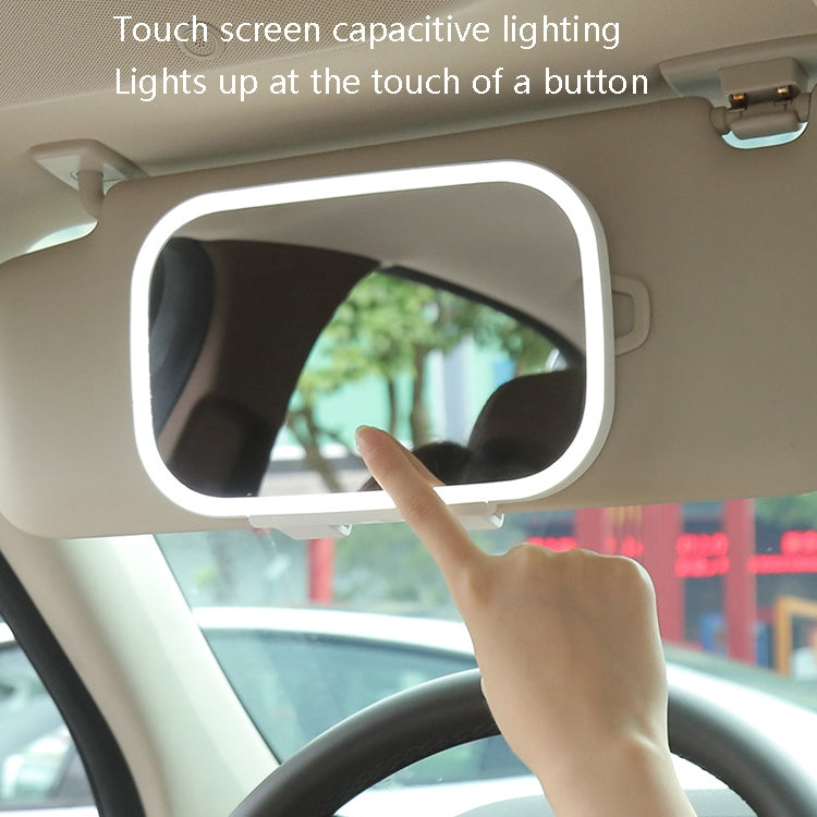 Car Sun Visor Makeup Mirror With LED Light(White) - free shipping - PMC TechLife - Order now!