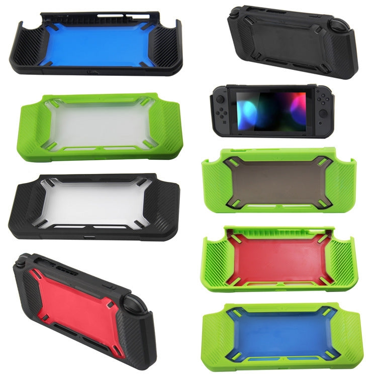 Scratch-Resistant Back Cover For Nintendo Switch(Green + White) - Cases by PMC TechLife | Online Shopping South Africa | PMC TechLife