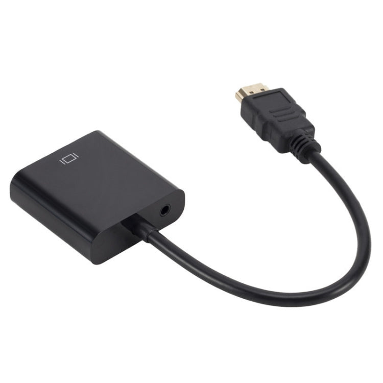 ZHQ008 HD HDMI To VGA Converter with Audio(Black) - Converter by PMC TechLife | Online Shopping South Africa | PMC TechLife