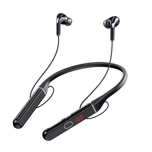 S650 HIFI Bluetooth Wireless Neckband Earphone Support TF Card(Black) - Neck-mounted Earphone by PMC Jewellery | Online Shopping South Africa | PMC Jewellery