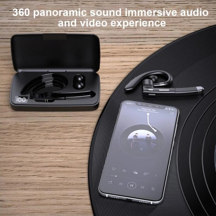 520 Gen2 Earhook Business Bluetooth Headphone, Style: With Charging Case - Bluetooth Earphone by PMC TechLife | Online Shopping South Africa | PMC TechLife