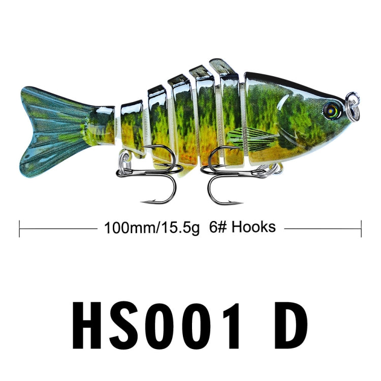 2 PCS PROBEROS HS001 10cm 15.5g Road Sub-Fish Bait Plastic Hard Bait(D) - Fishing Lures by PMC TechLife | Online Shopping South Africa | PMC TechLife