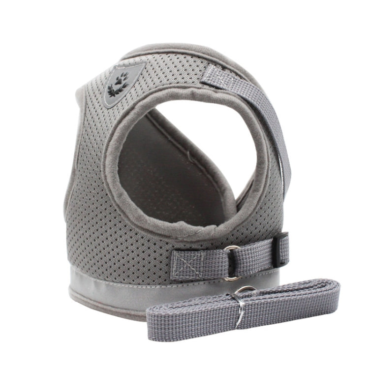 BL-844 Pet Chest Straps Reflective Breathable Dog Rope, Size: S(Silver Gray) - Leashes by PMC TechLife | Online Shopping South Africa | PMC TechLife