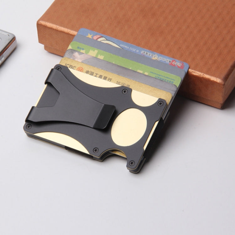 RFID Anti-Degaussing Anti-Theft Metal Wallet(Gold) - Antimagnetic RFID Package by PMC TechLife | Online Shopping South Africa | PMC TechLife | Buy Now Pay Later Mobicred