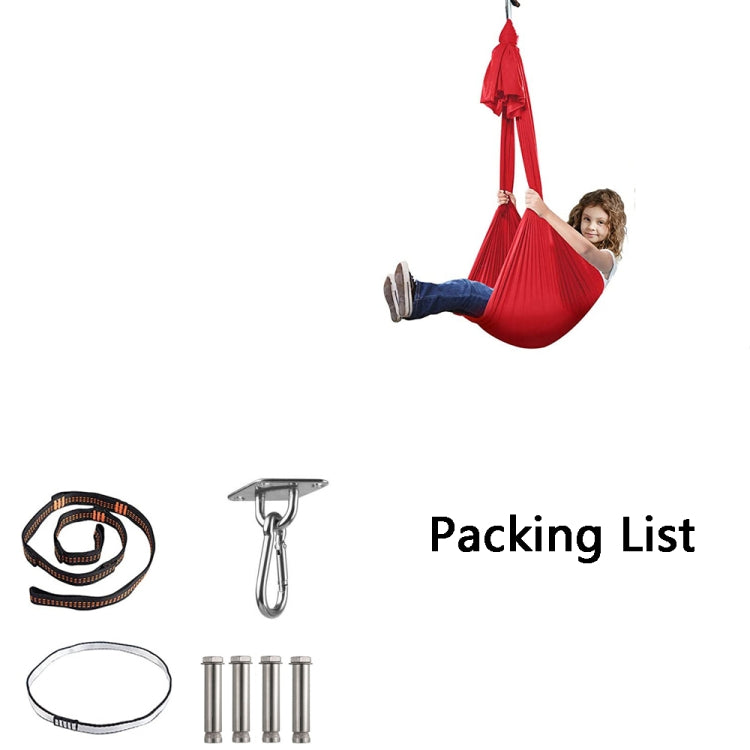 Kids Elastic Hammock Indoor Outdoor Swing, Size: 1.5x2.8m (Silver Gray) - Hammocks by PMC TechLife | Online Shopping South Africa | PMC TechLife | Buy Now Pay Later Mobicred