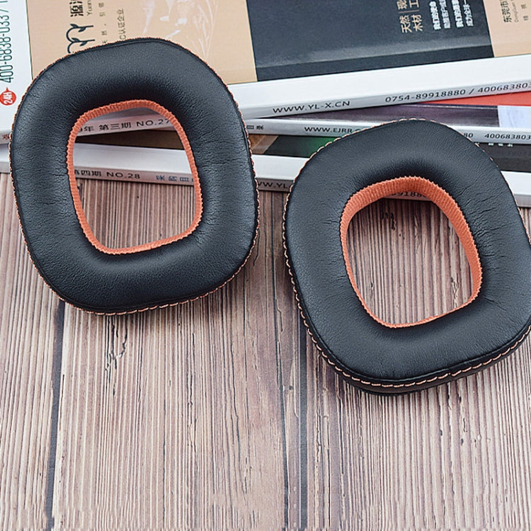 2pcs Sponge Earpad For Logitech Astro A50 Gen3/Gen4 Headset(Black+Light Green) - Earmuff & Pad by PMC TechLife | Online Shopping South Africa | PMC TechLife | Buy Now Pay Later Mobicred