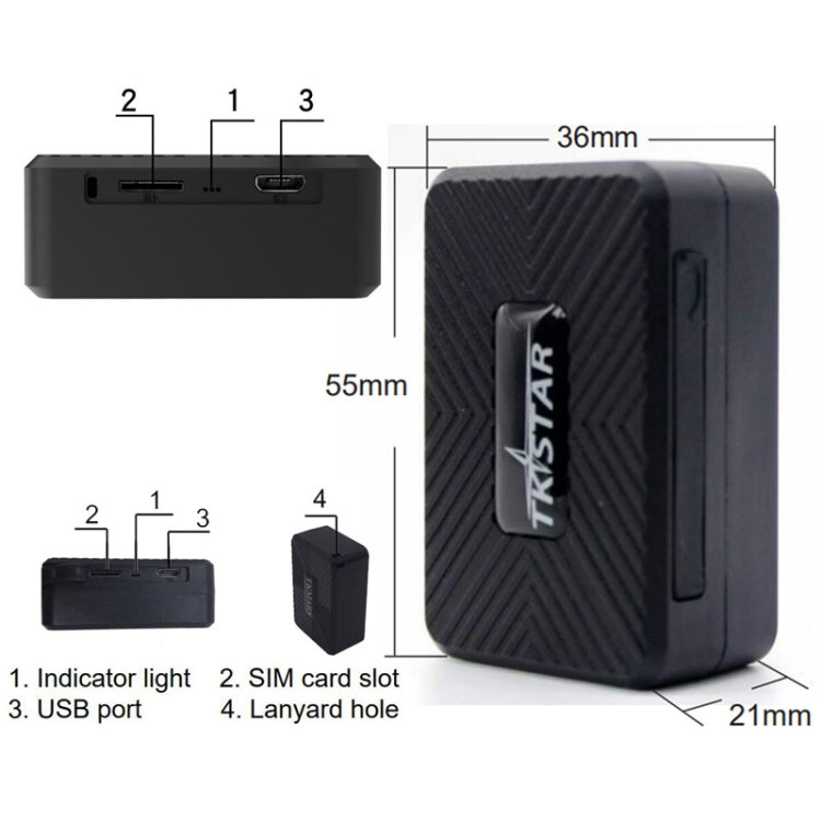 TK913 Multi-Purpose Vehicle GPS Tracker - Car Tracker by PMC TechLife | Online Shopping South Africa | PMC TechLife