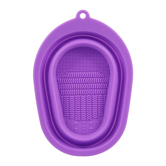 2 PCS Silicone Makeup Brush Puff Cleaning Pad(Purple) - Tools by PMC Jewellery | Online Shopping South Africa | PMC Jewellery