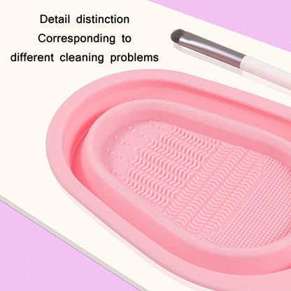 2 PCS Silicone Makeup Brush Puff Cleaning Pad(Pink) - Tools by PMC Jewellery | Online Shopping South Africa | PMC Jewellery