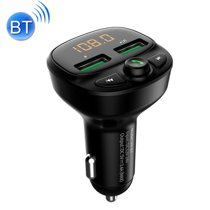 HY-87 Car Bluetooth MP3 Dual USB Car Charger, Style: Regular Version - Car Charger by PMC Jewellery | Online Shopping South Africa | PMC Jewellery