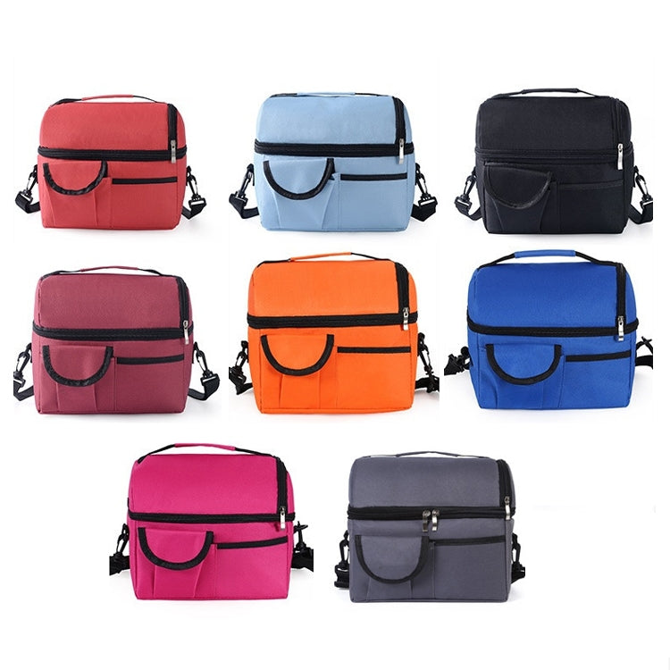 Double Insulation Bag Breast Milk Fresh Bag Bottle Mummy Bag(Black) - Lunch Bags by PMC TechLife | Online Shopping South Africa | PMC TechLife