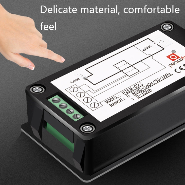 Peacefair English Version Multifunctional AC Digital Display Power Monitor, 100A (Closed CT) - free shipping - PMC TechLife - Order now!