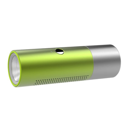 BT201 Small Steel Gun Flashlight Bluetooth Speaker Outdoor Waterproof Metal Small Speaker(Gold) - Waterproof Speaker by PMC Jewellery | Online Shopping South Africa | PMC Jewellery