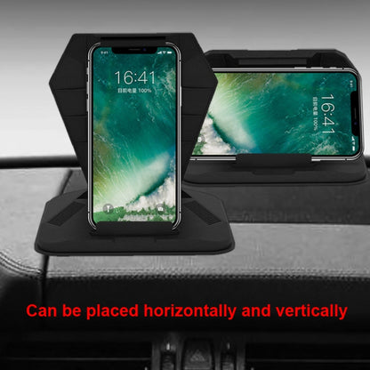 Car Sunshade Anti-Reflective Phone Tablet Holder Compatible with Folding Screen Phones(Matte Black) - Car Holders by PMC Jewellery | Online Shopping South Africa | PMC Jewellery