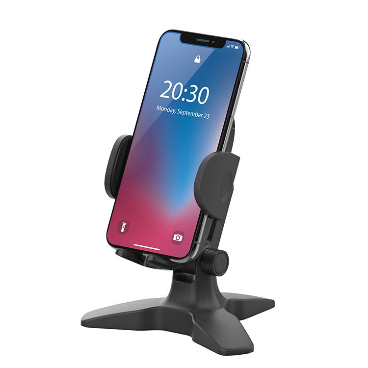 Portable Triangle Mobile Phone Bracket Live Broadcast Bracket(Black) - Desktop Holder by PMC Jewellery | Online Shopping South Africa | PMC Jewellery