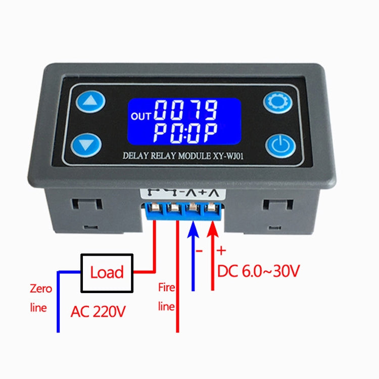 12/24V Relay Module Cycle Trigger Delay Power-Off Delay Timing Circuit Switch(PCB) - Relay Module by PMC TechLife | Online Shopping South Africa | PMC TechLife