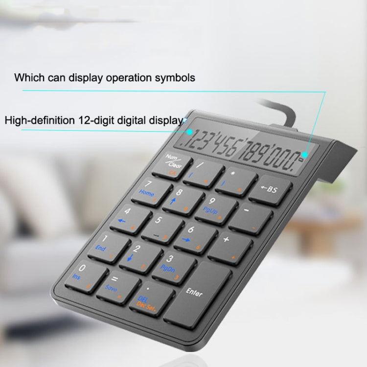 Sunreed SKB886S 19 Keys Wired Keypad With Digital USB Interface, Cable Length: 1.5m(Black) - free shipping - PMC TechLife - Order now!