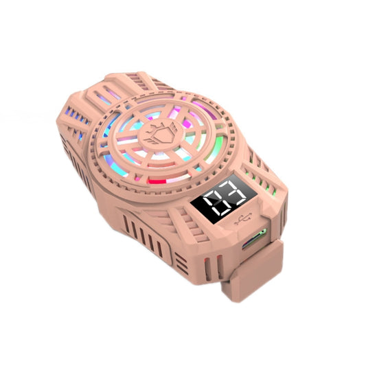 S06 Mobile Phone Semiconductor Refrigeration Silent Radiator(Pink) - Cooling Fan Radiator by PMC Jewellery | Online Shopping South Africa | PMC Jewellery